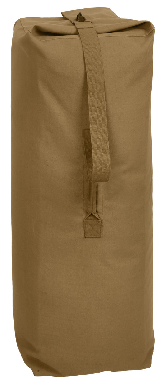 ROTHCO TOP LOAD CANVAS DUFFLE / 25"X42" - COYOTE