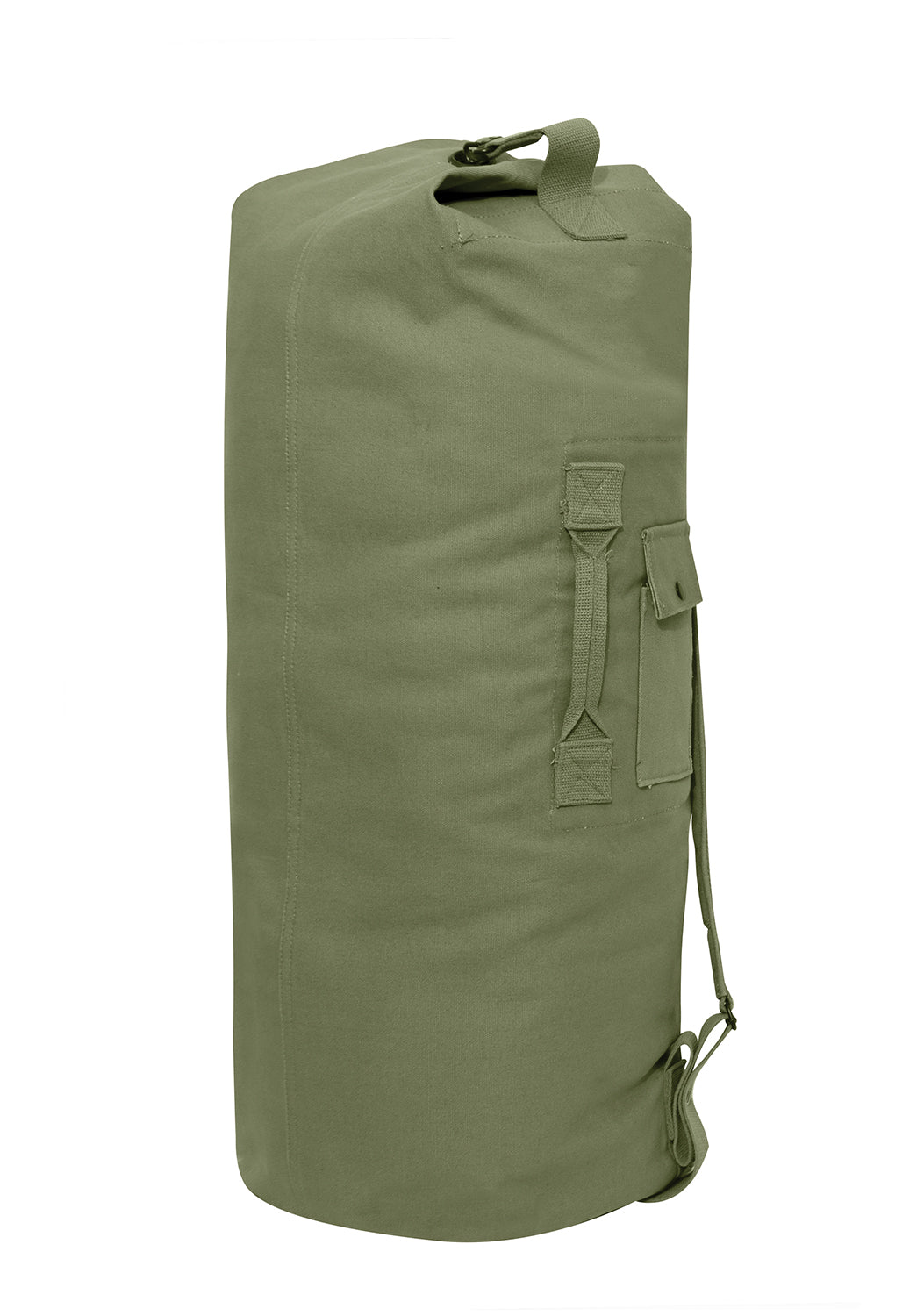 ROTHCO GI STYLE CANVAS DOUBLE STRAP DUFFLE - OD