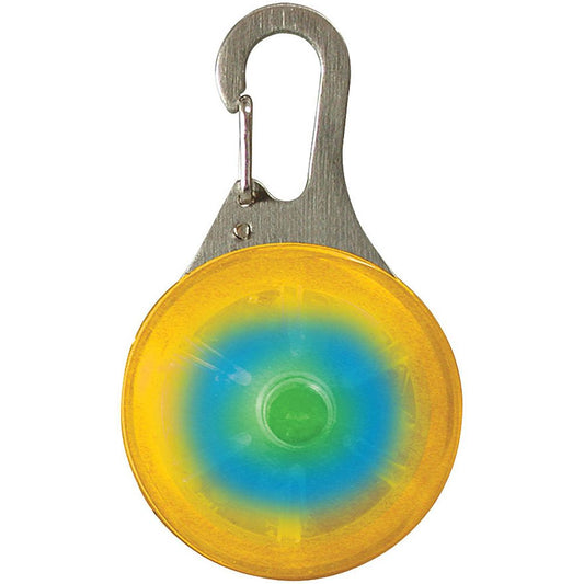 SPOTLIT CARABINER LIGHT - STAINLESS/DISC-O LED