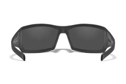 WX Twisted Matte Grey Frame with CAPTIVATE™ Polarized Blue Mirror Lenses