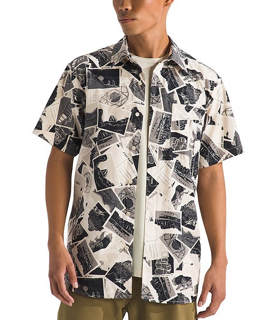 Men's Short-Sleeve Baytrail Pattern Shirt