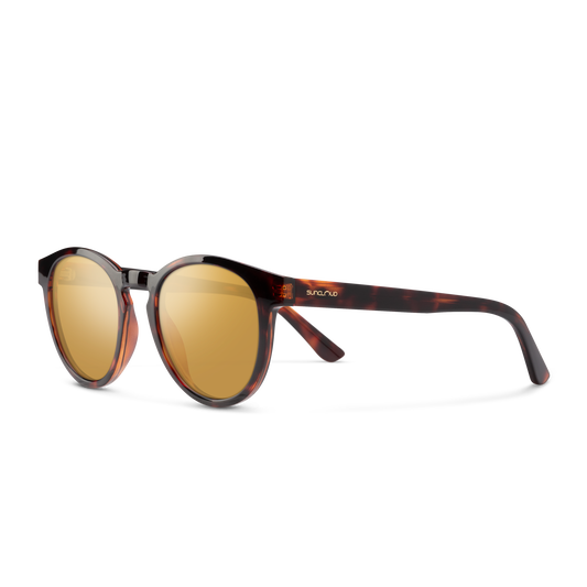 Barnes -  Tortoise + Polarized Sienna Mirror Lens