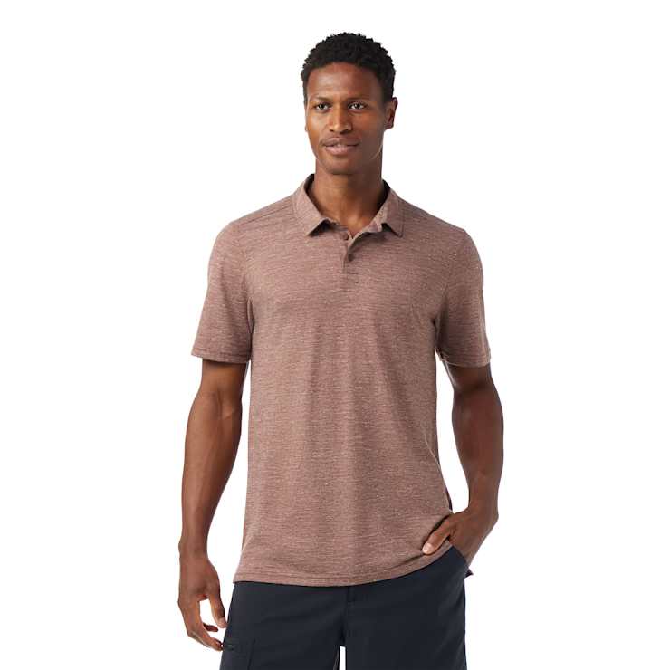 Men's Merino Hemp Blend Short Sleeve Polo