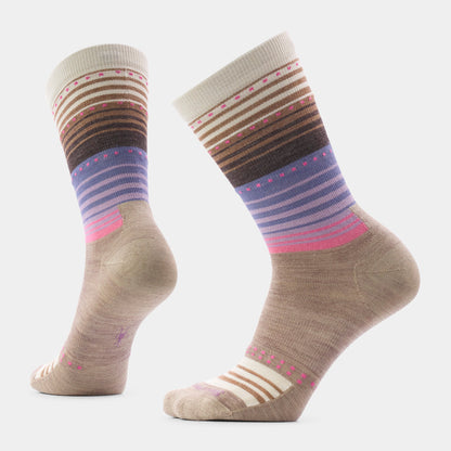 Women's Everyday Stitch Stripe Crew Socks