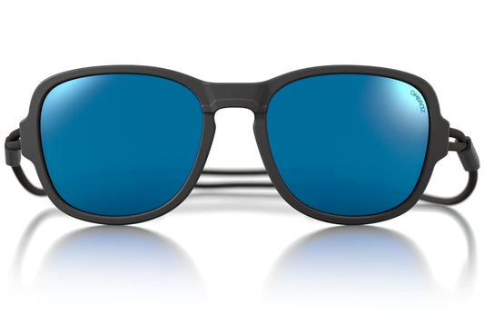 Teton | Regular Size | Charcoal | Polarized Blue Mirror