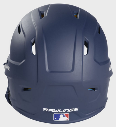RAWLINGS MACH ONE-TONE MATTE HELMET W/ADJUSTABLE FACE GUARD : RHB