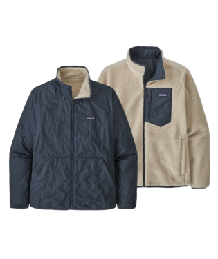 Men's Reversible Recycled Sherpa Fleece Jacket