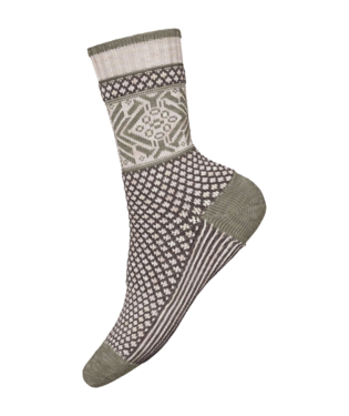 Women's Everyday Popcorn Snowflake Pattern Crew Socks