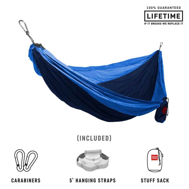 Double Deluxe Parachute Nylon Hammock