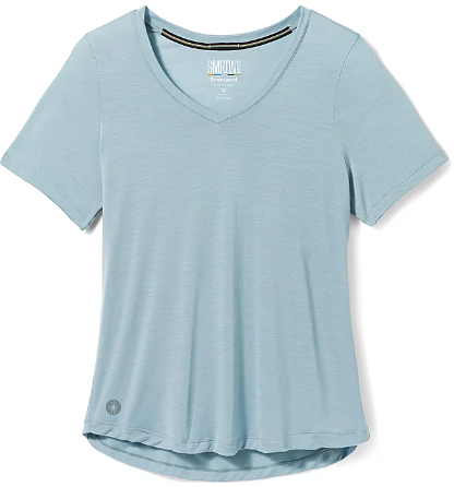 Women's Merino Sport 120 V-Neck Short Sleeve