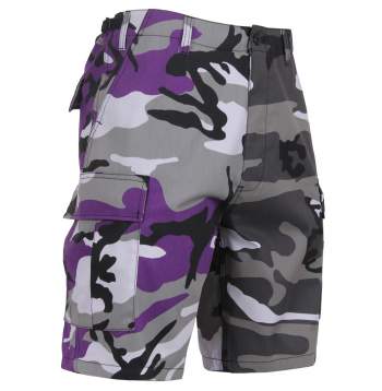 Rothco Two-Tone Camo BDU Short Ultra Violet Purple / City Camo