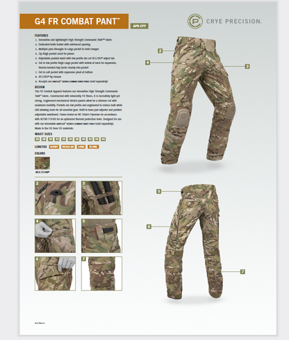 G4 FR Combat Pant