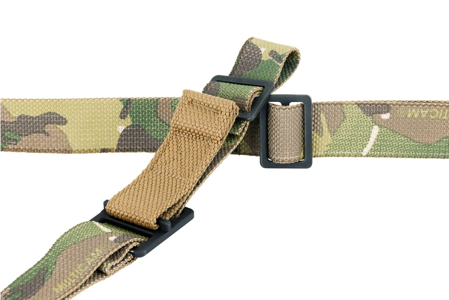 Blue Force Gear, Vickers Combat Applications Sling, Padded 2 Point Combat Sling with Metal Hardware, 54"-64" Length, Multicam, 1.25" Webbing