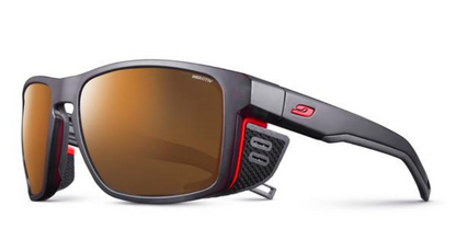 SHIELD Transluscent Black / Neon Orange REACTIV 2-4 Polarized - Transluscent Black/Neon Orange