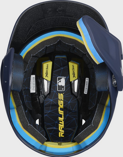 RAWLINGS MACH ONE-TONE MATTE HELMET W/ADJUSTABLE FACE GUARD : RHB