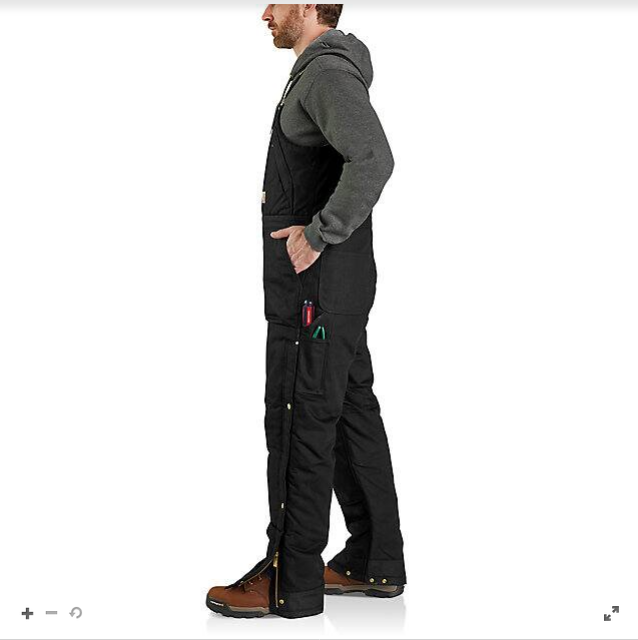 Loose Fit Firm Duck Insulated Biberall - 4 Extreme Warmth Rating