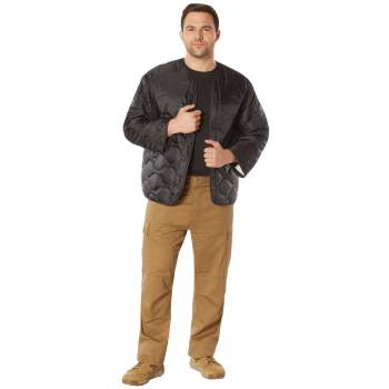 ROTHCO M-65 FIELD JACKET LINER - BLACK