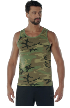 Rothco Vintage Woodland Camo Tank Top