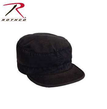 Rothco Solid Vintage Fatigue Cap - Black