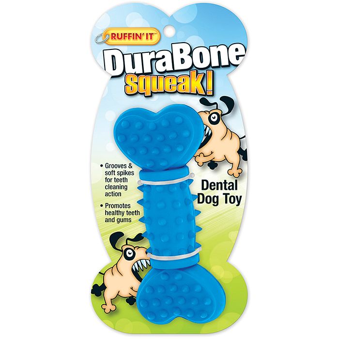 DURABONE SQEAK DOG TOY ASST