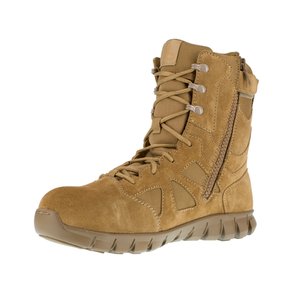 Sublite Cushion Tactical - RB8809  Men's 8" Tactical Boot with Side Zipper - Coyote