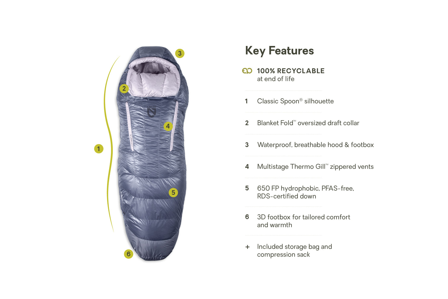 Disco Women's Endless Promise Sleeping Bag 30°F