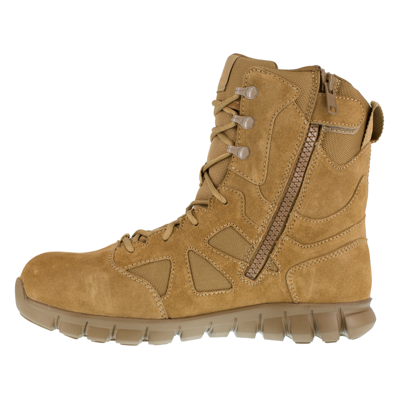 Sublite Cushion Tactical - RB8809  Men's 8" Tactical Boot with Side Zipper - Coyote