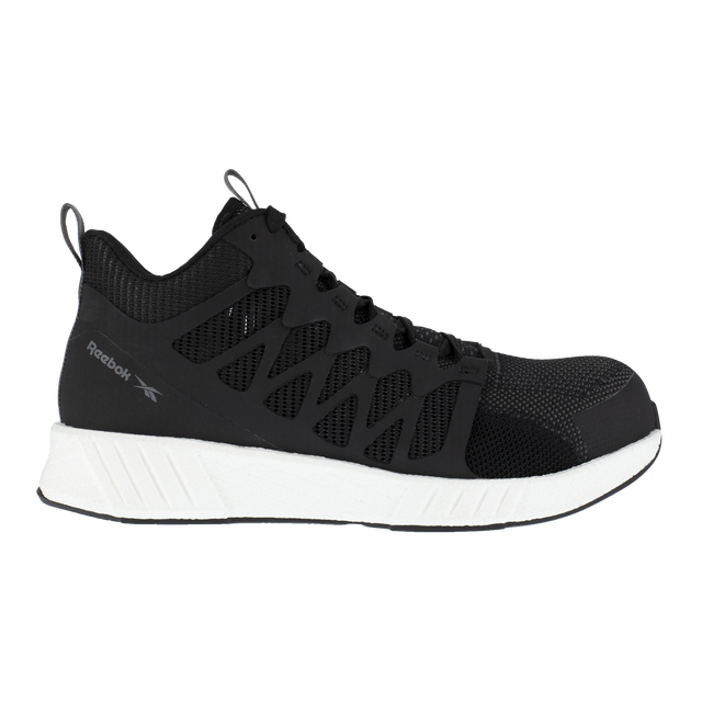 Fusion Flexweave™ Work - RB4316  Men's Athletic Mid-Cut Work Shoe - Black and White