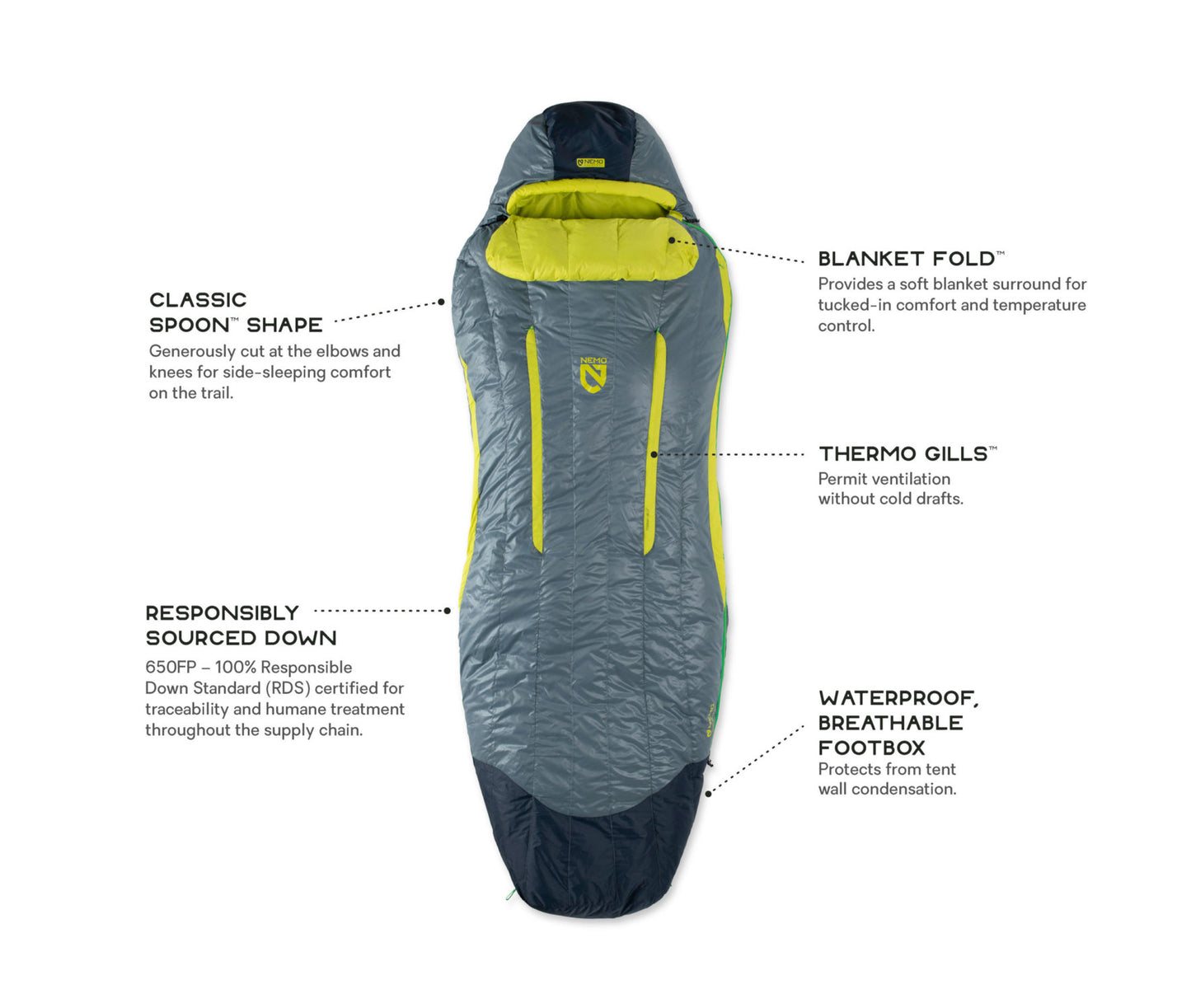Disco™ Men’s 30 Down Sleeping Bag Regular