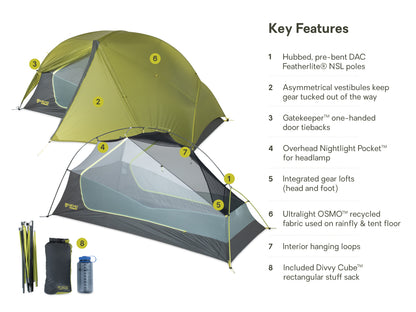 Dragonfly OSMO™ Ultralight Backpacking Tent 2P