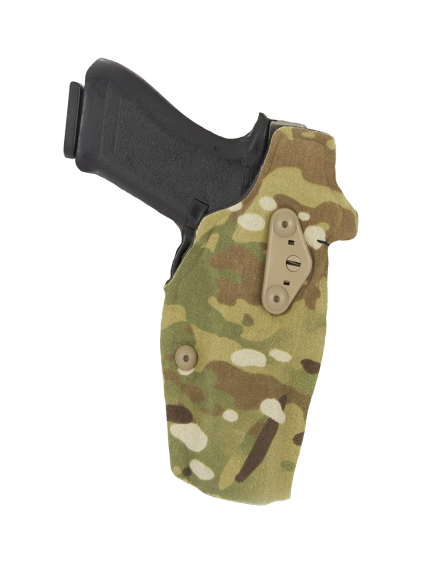 6390RDS ALS Red Dot Mid-Ride Duty Holster 436390RD in Mulitcam w/ Light