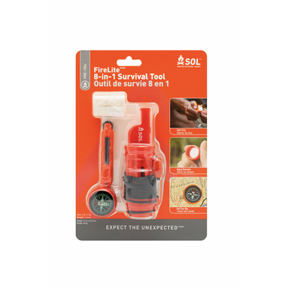 SOL Fire Lite 8-in-1 Survival Tool