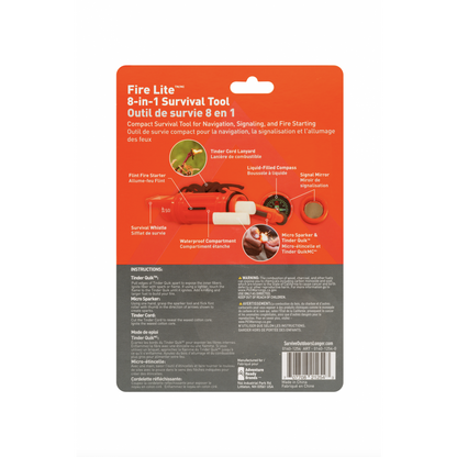 SOL Fire Lite 8-in-1 Survival Tool
