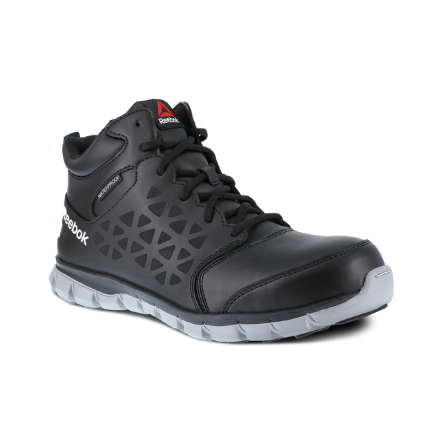 Sublite Cushion Work - RB4144  Men's Athletic Waterproof Mid-Cut - Black and Grey